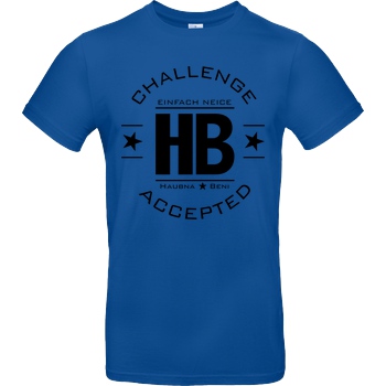 Die Buddies zocken 2EpicBuddies - Challenge schwarz T-Shirt B&C EXACT 190 - Royal