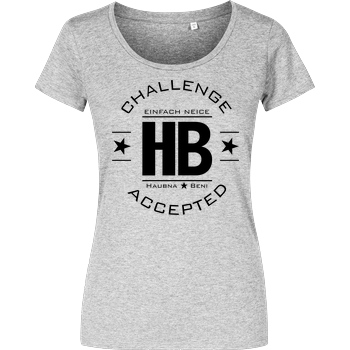 Die Buddies zocken 2EpicBuddies - Challenge schwarz T-Shirt Damenshirt heather grey