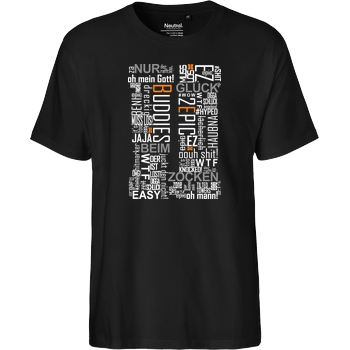 Die Buddies zocken 2EpicBuddies - Cloud T-Shirt Fairtrade T-Shirt - schwarz