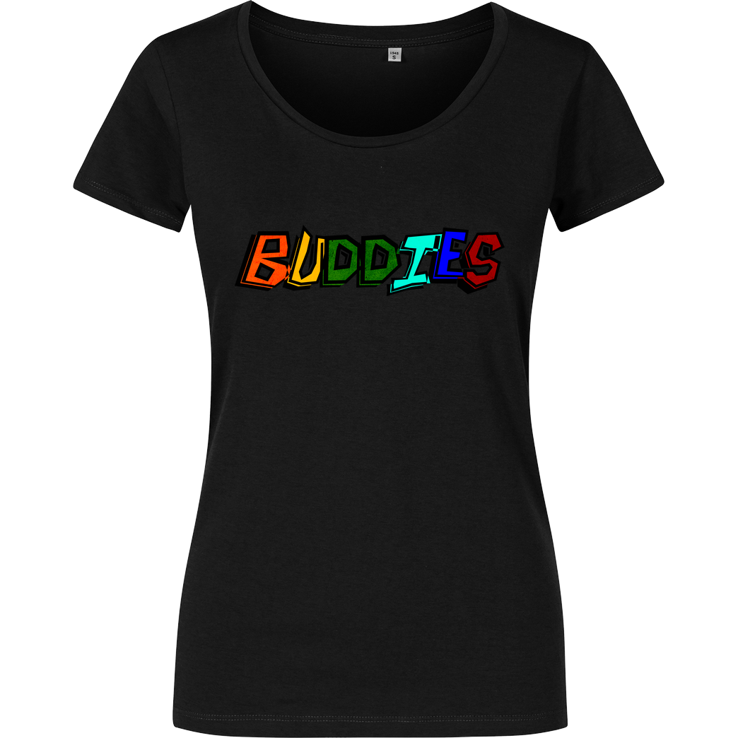 Die Buddies zocken 2EpicBuddies - Colored Logo Big T-Shirt Damenshirt schwarz