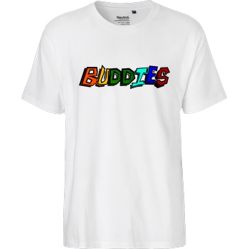 Die Buddies zocken 2EpicBuddies - Colored Logo Big T-Shirt Fairtrade T-Shirt - weiß