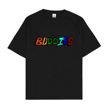 Die Buddies zocken 2EpicBuddies - Colored Logo Big T-Shirt Oversize T-Shirt - Schwarz