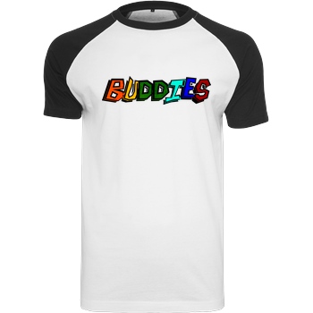 Die Buddies zocken 2EpicBuddies - Colored Logo Big T-Shirt Raglan-Shirt weiß