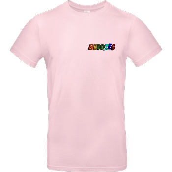 Die Buddies zocken 2EpicBuddies - Colored Logo Small T-Shirt B&C EXACT 190 - Rosa