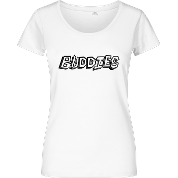 2EpicBuddies - Logo Damenshirt weiss