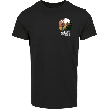 Die Buddies zocken 2EpicBuddies - Nur Glück beim Zocken T-Shirt Hausmarke T-Shirt  - Schwarz
