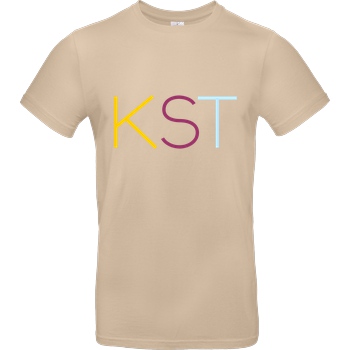 KsTBeats KsTBeats - KST Color T-Shirt B&C EXACT 190 - Sand