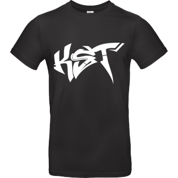 KsTBeats KsTBeats -Graffiti T-Shirt B&C EXACT 190 - Schwarz