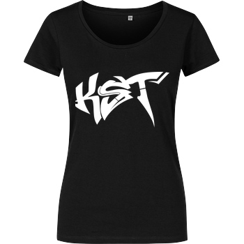 KsTBeats KsTBeats -Graffiti T-Shirt Damenshirt schwarz