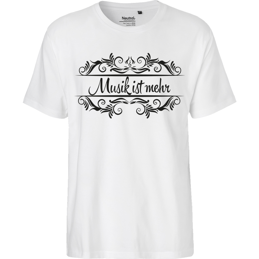 KsTBeats KsTBeats - Musik ist mehr schwarz T-Shirt Fairtrade T-Shirt - weiß