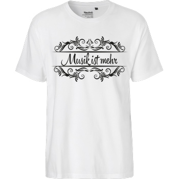 KsTBeats KsTBeats - Musik ist mehr schwarz T-Shirt Fairtrade T-Shirt - weiß