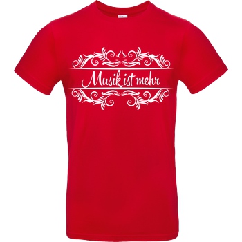 KsTBeats KsTBeats - Musik ist mehr T-Shirt B&C EXACT 190 - Rot