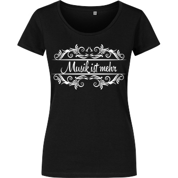 KsTBeats KsTBeats - Musik ist mehr T-Shirt Damenshirt schwarz