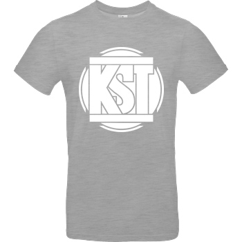 KsTBeats KsTBeats - Simple Logo T-Shirt B&C EXACT 190 - heather grey