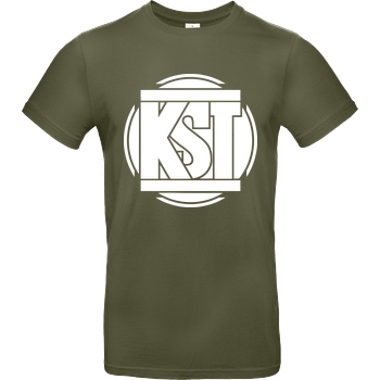 KsTBeats KsTBeats - Simple Logo T-Shirt B&C EXACT 190 - Khaki