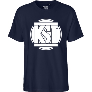 KsTBeats KsTBeats - Simple Logo T-Shirt Fairtrade T-Shirt - navy