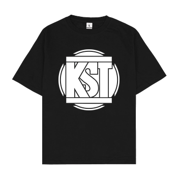 KsTBeats - Simple Logo Oversize T-Shirt - Schwarz