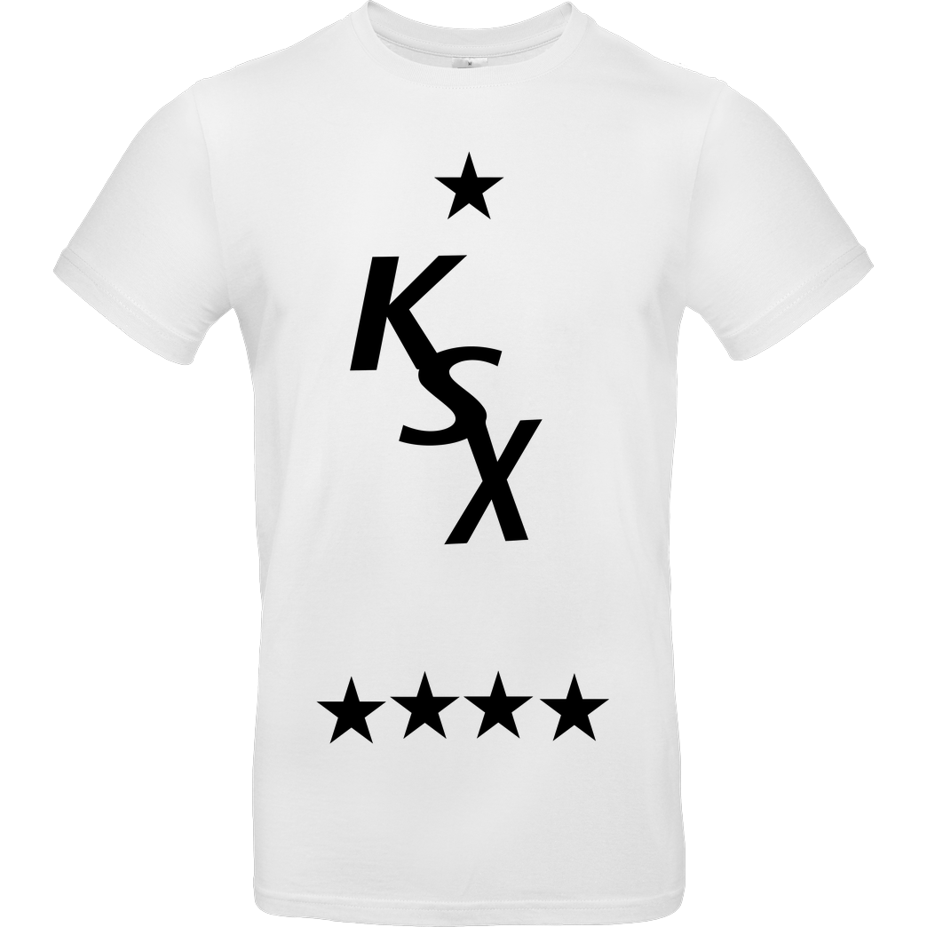 KunaiSweeX KunaiSweeX - KSX T-Shirt B&C EXACT 190 - Weiß