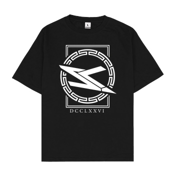 Lexx776 | SkilledLexx Lexx776 - DCCLXXVI T-Shirt Oversize T-Shirt - Schwarz