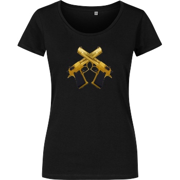 RoyaL RoyaL - D-Eagle T-Shirt Damenshirt schwarz