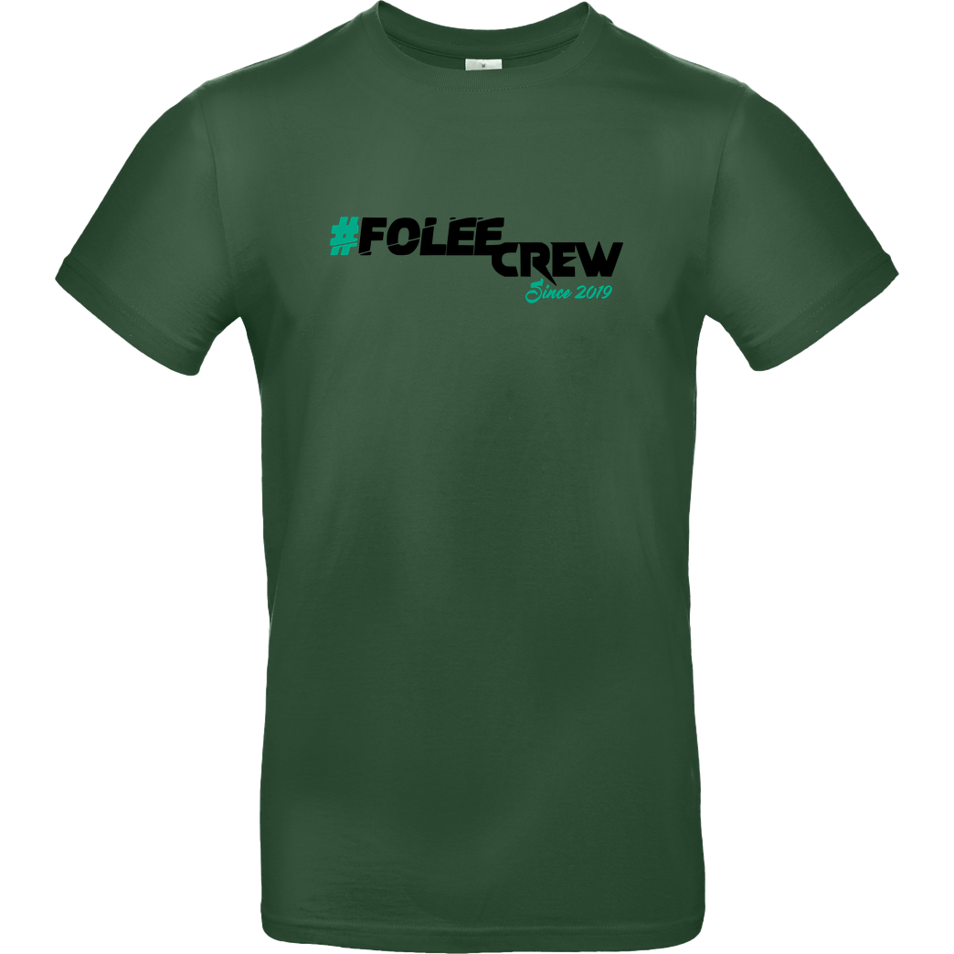 Achsel Folee Achsel Folee - Crew T-Shirt B&C EXACT 190 - Flaschengrün