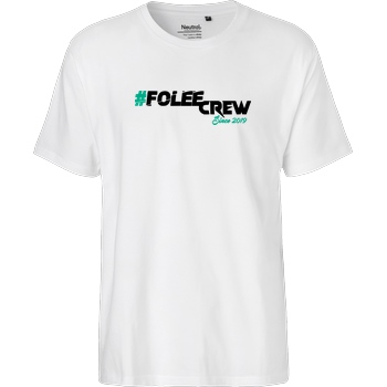 Achsel Folee Achsel Folee - Crew T-Shirt Fairtrade T-Shirt - weiß