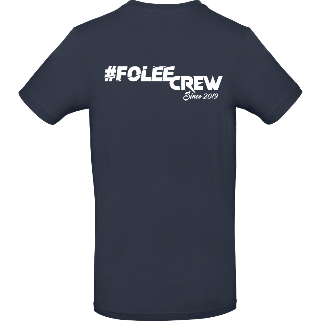Achsel Folee Achsel Folee - Folee Crew T-Shirt B&C EXACT 190 - Navy