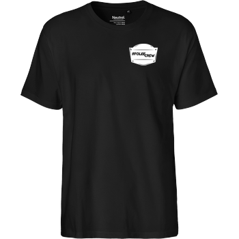Achsel Folee - Folee Crew Fairtrade T-Shirt - schwarz