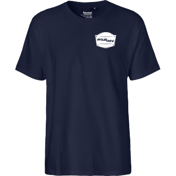 Achsel Folee - Folee Crew Fairtrade T-Shirt - navy