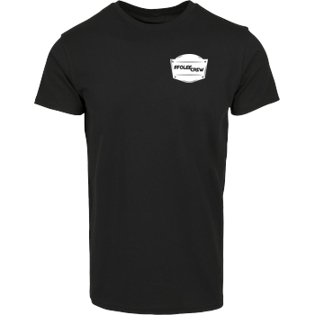 Achsel Folee - Folee Crew Hausmarke T-Shirt  - Schwarz