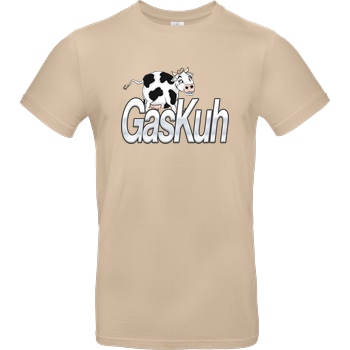Achsel Folee Achsel Folee - GasKuh T-Shirt B&C EXACT 190 - Sand