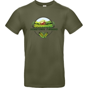 Achsel Folee Achsel Folee - Hometown Farming T-Shirt B&C EXACT 190 - Khaki
