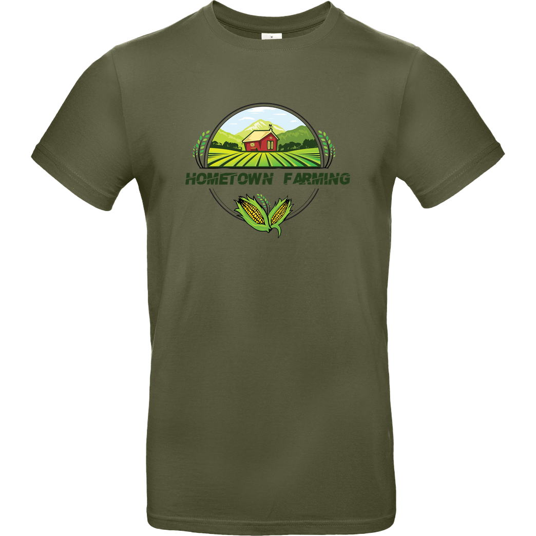 Achsel Folee Achsel Folee - Hometown Farming T-Shirt B&C EXACT 190 - Khaki