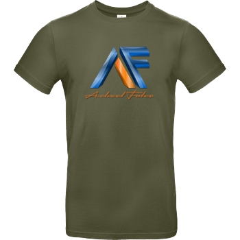 Achsel Folee Achsel Folee - Logo T-Shirt B&C EXACT 190 - Khaki