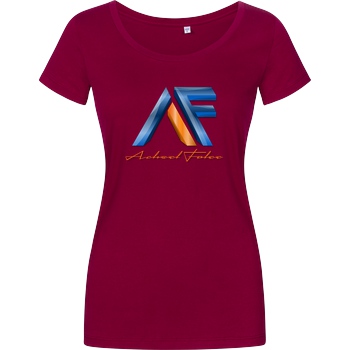 Achsel Folee Achsel Folee - Logo T-Shirt Damenshirt berry