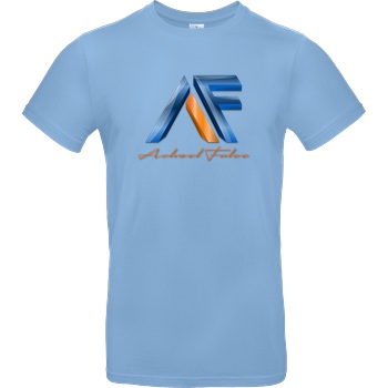 Achsel Folee Achsel Folee - Logo T-Shirt B&C EXACT 190 - Hellblau