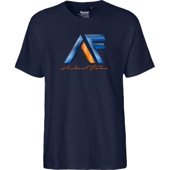Achsel Folee Achsel Folee - Logo T-Shirt Fairtrade T-Shirt - navy
