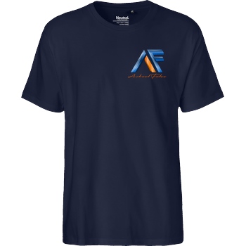 Achsel Folee Achsel Folee - Logo Pocket T-Shirt Fairtrade T-Shirt - navy