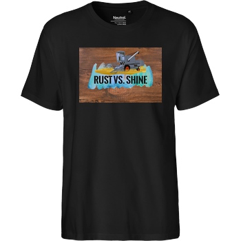 Achsel Folee Achsel Folee - Rust Vs. Shine T-Shirt Fairtrade T-Shirt - schwarz