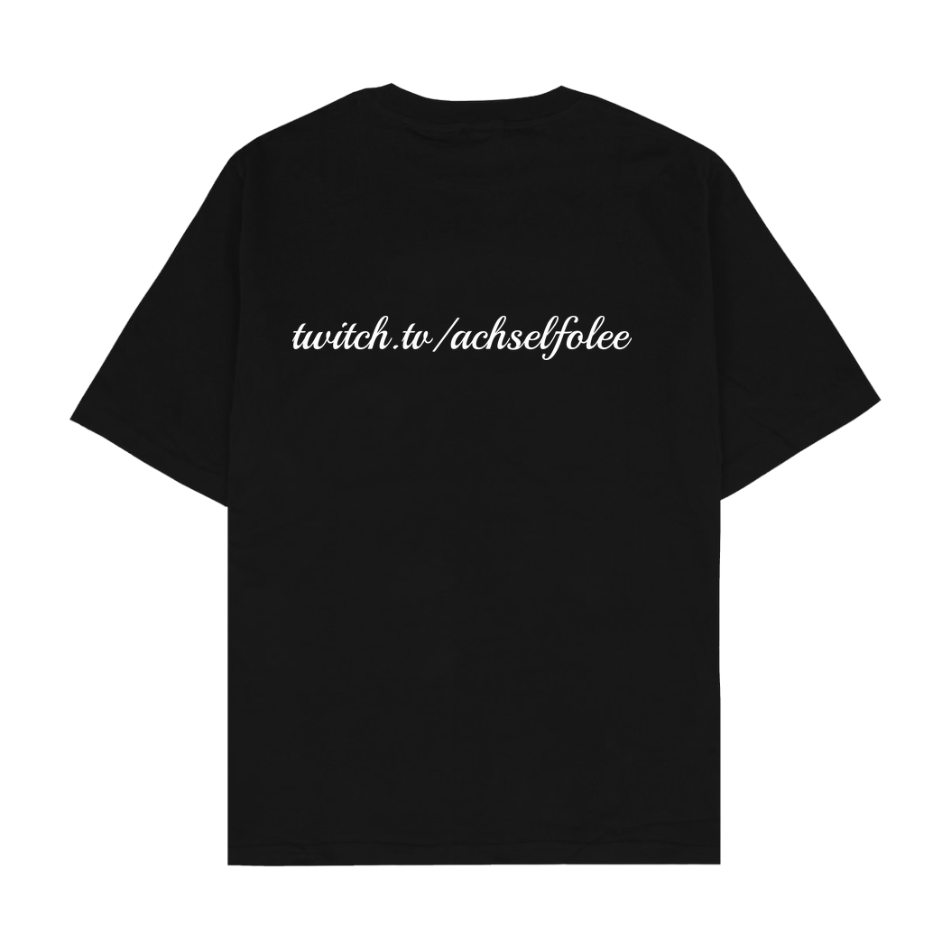 Achsel Folee Achsel Folee - Twitch.tv T-Shirt Oversize T-Shirt - Schwarz