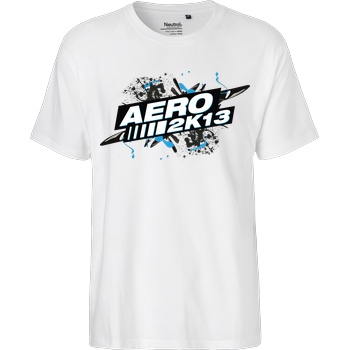 Aero2k13 Aero2k13 - Logo T-Shirt Fairtrade T-Shirt - weiß