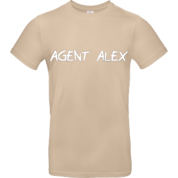 Agent Alex Agent Alex - Handwriting T-Shirt B&C EXACT 190 - Sand