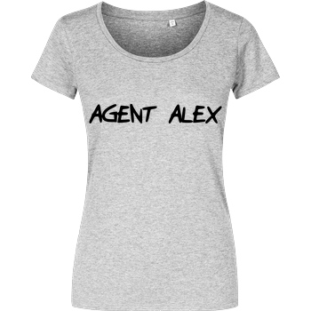 Agent Alex Agent Alex - Handwriting T-Shirt Damenshirt heather grey
