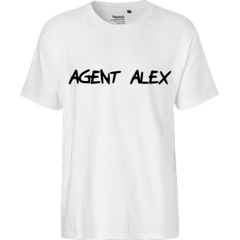 Agent Alex Agent Alex - Handwriting T-Shirt Fairtrade T-Shirt - weiß