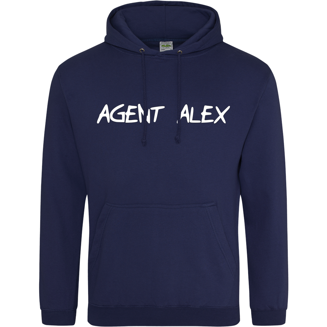 Agent Alex Agent Alex - Handwriting Sweatshirt JH Hoodie - Navy