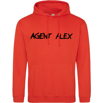 Agent Alex - Handwriting JH Hoodie - Orange