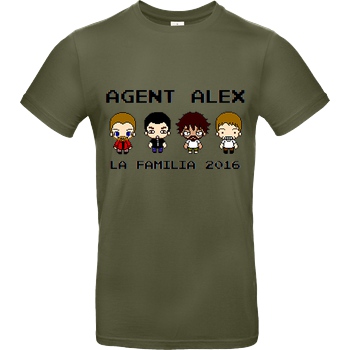 Agent Alex Agent Alex - La Familia T-Shirt B&C EXACT 190 - Khaki