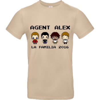 Agent Alex Agent Alex - La Familia T-Shirt B&C EXACT 190 - Sand