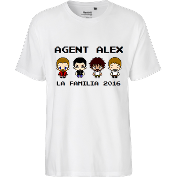 Agent Alex - La Familia Fairtrade T-Shirt - weiß