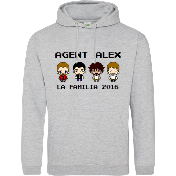 Agent Alex - La Familia JH Hoodie - Heather Grey